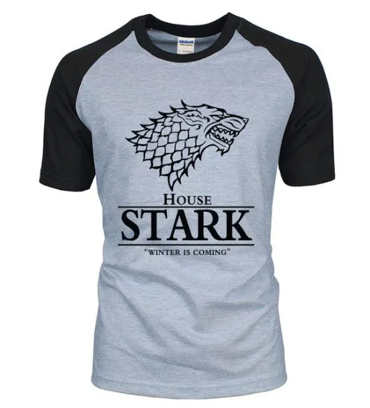 Game of Thrones Raglan Tee House Stark Winter Is Coming T-Shirt 100% cotton top tees S-2XL - Image 7