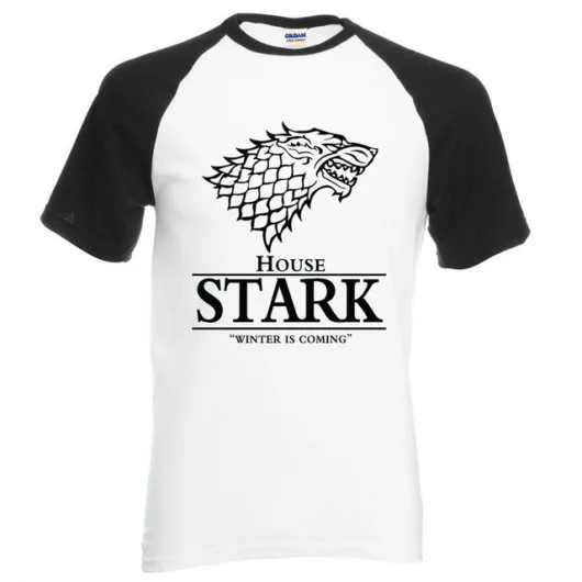 Game of Thrones Raglan Tee House Stark Winter Is Coming T-Shirt 100% cotton top tees S-2XL - Image 8