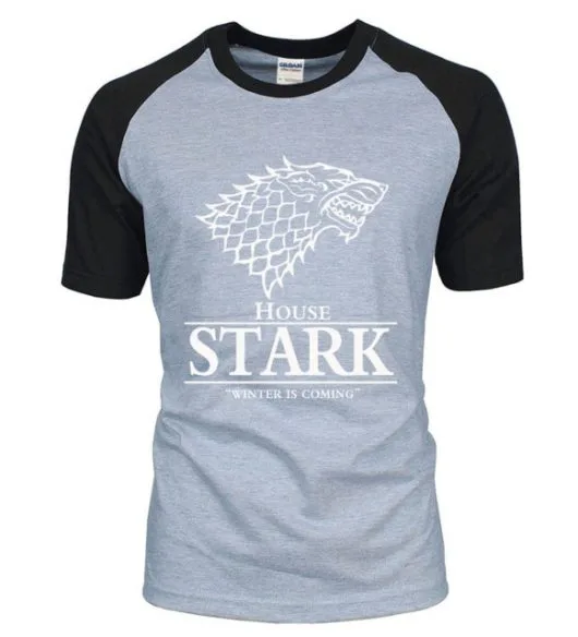 Game of Thrones Raglan Tee House Stark Winter Is Coming T-Shirt 100% cotton top tees S-2XL - Image 9