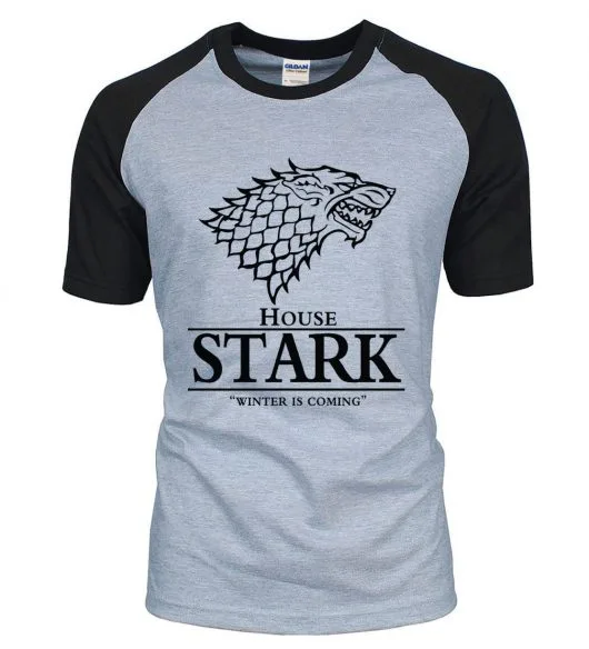 Game of Thrones Raglan Tee House Stark Winter Is Coming T-Shirt 100% cotton top tees S-2XL - Image 3