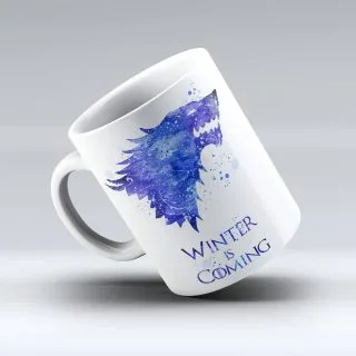 House Stark Direwolf Winter Is Coming Coffee Mug