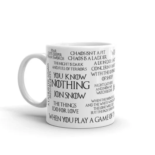 GoT Famous Lines Mug - Image 2