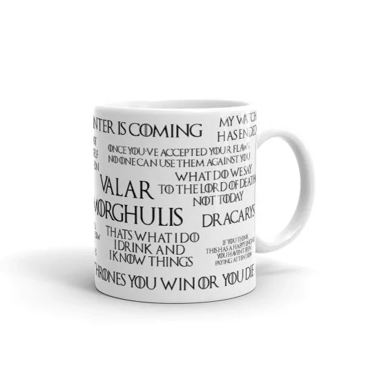 GoT Famous Lines Mug